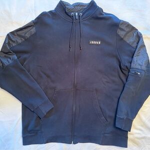 Jordan VI Men's Black Quarter Zip Sweatshirt and Pant Set